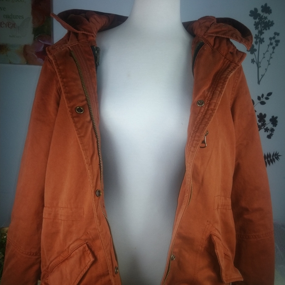 Scotch and soda tie layered parka jacket women XS - Picture 8 of 8